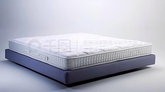 白色酒店家居床上用品席梦思床垫产品图